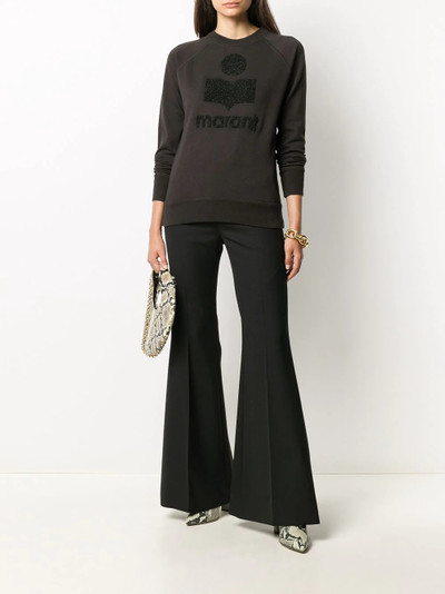 Isabel Marant Étoile long sleeve logo sweater outlook