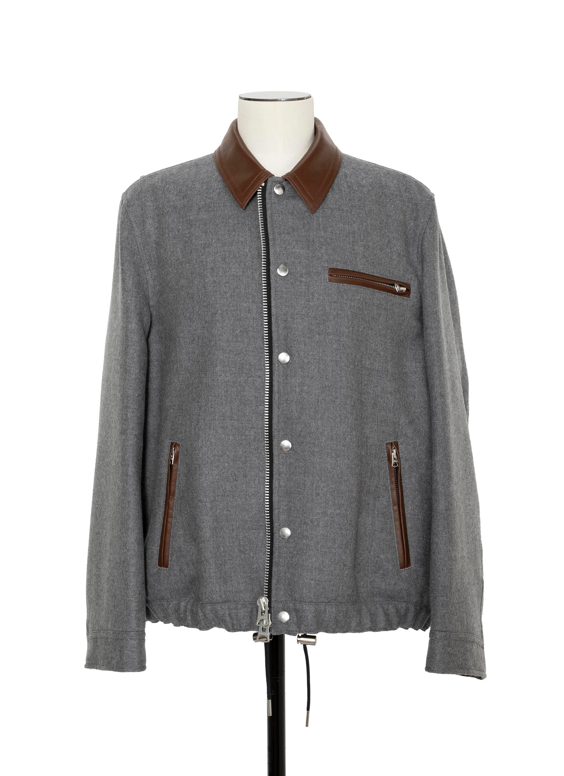 Wool Melton Blouson - 1