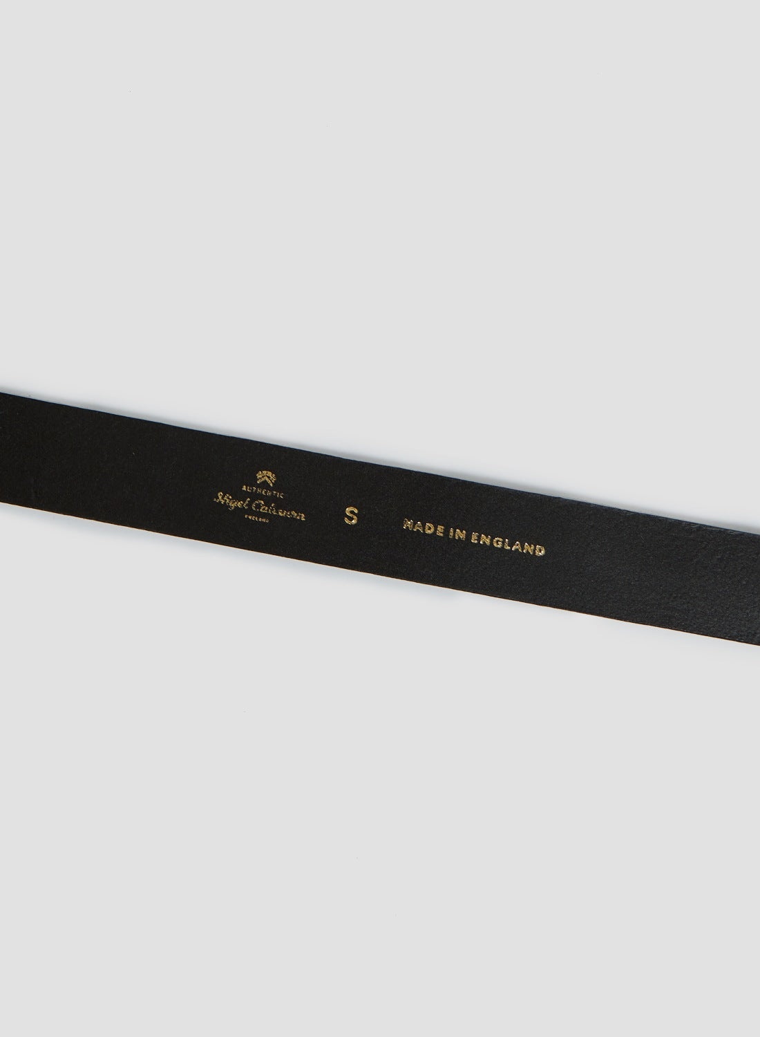 Stud Detail Belt In Black Leather - 3