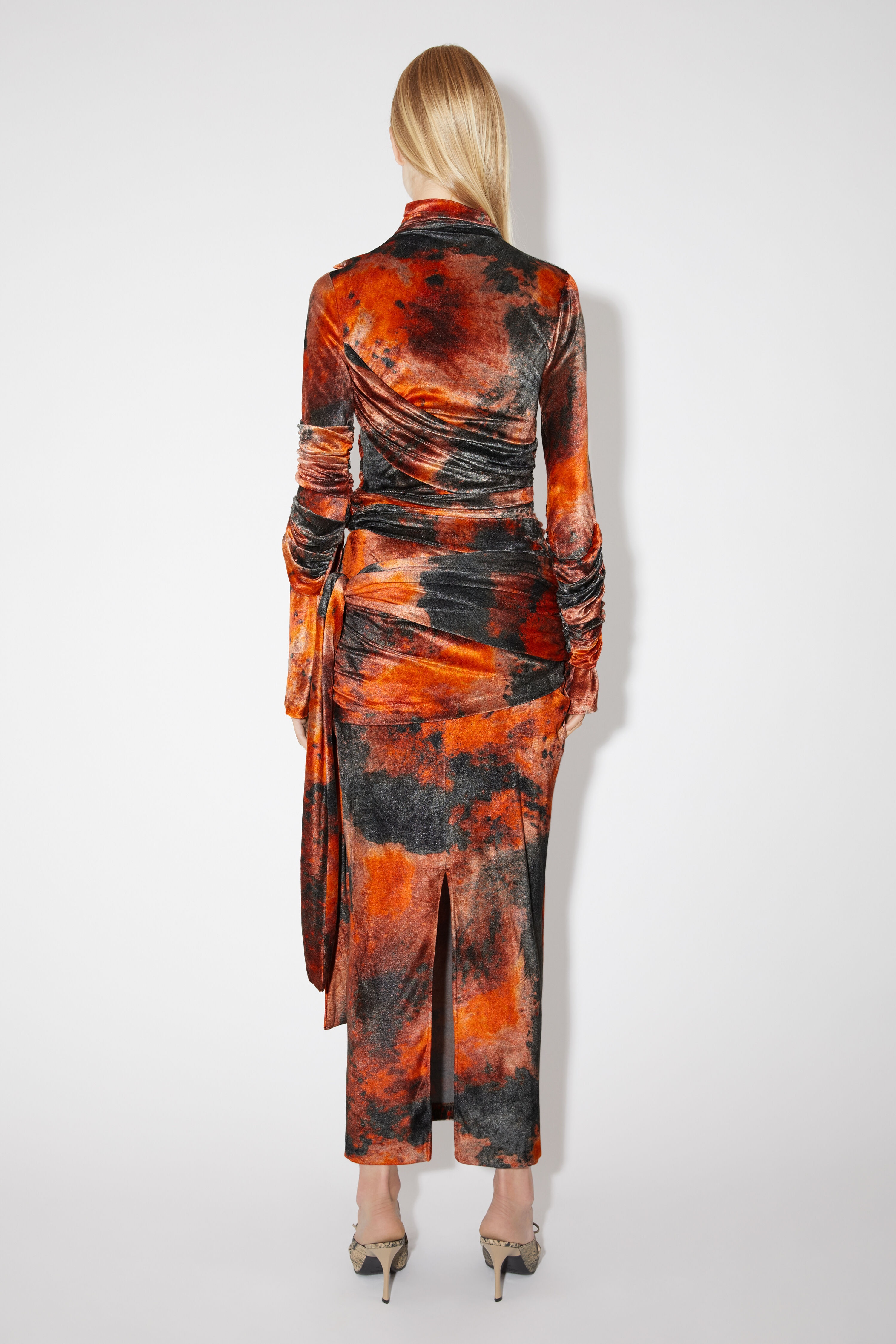 Wrap skirt - Rust orange - 3