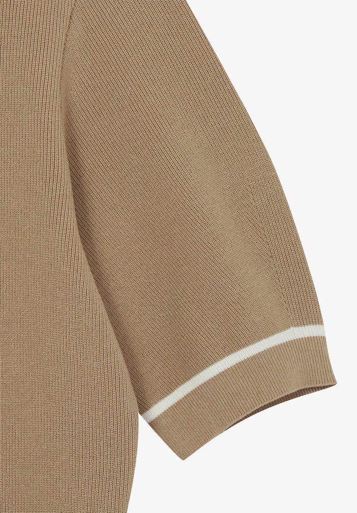 POLO WITH CONTRAST COLLAR - 3
