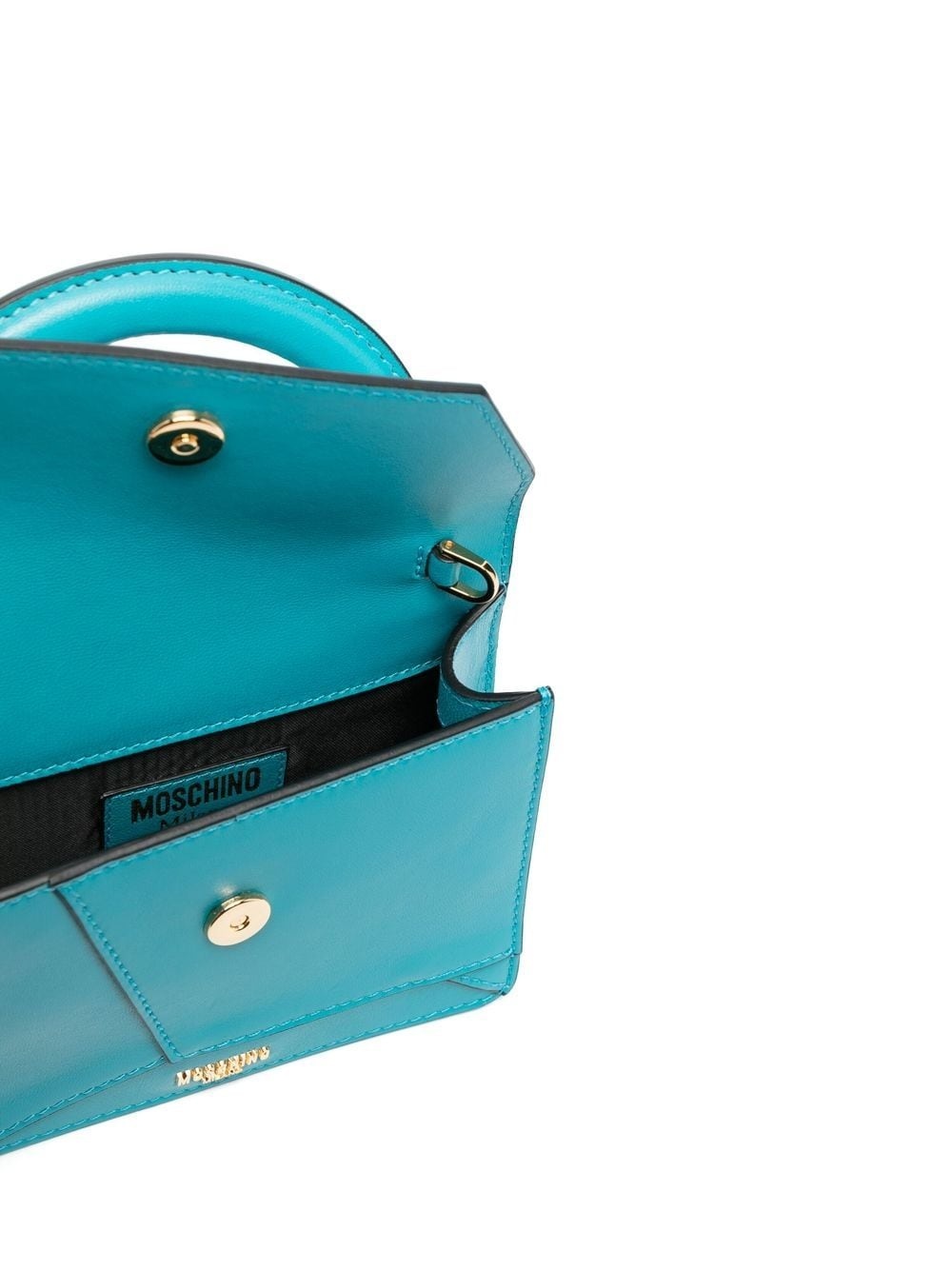asymmetrical leather mini bag - 5