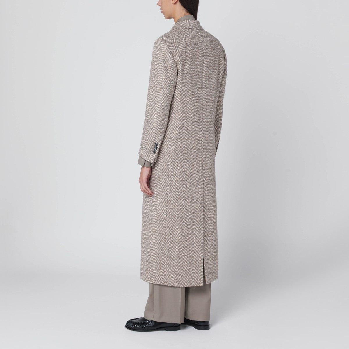 Tagliatore - Tagliatore herringbone coat - 2