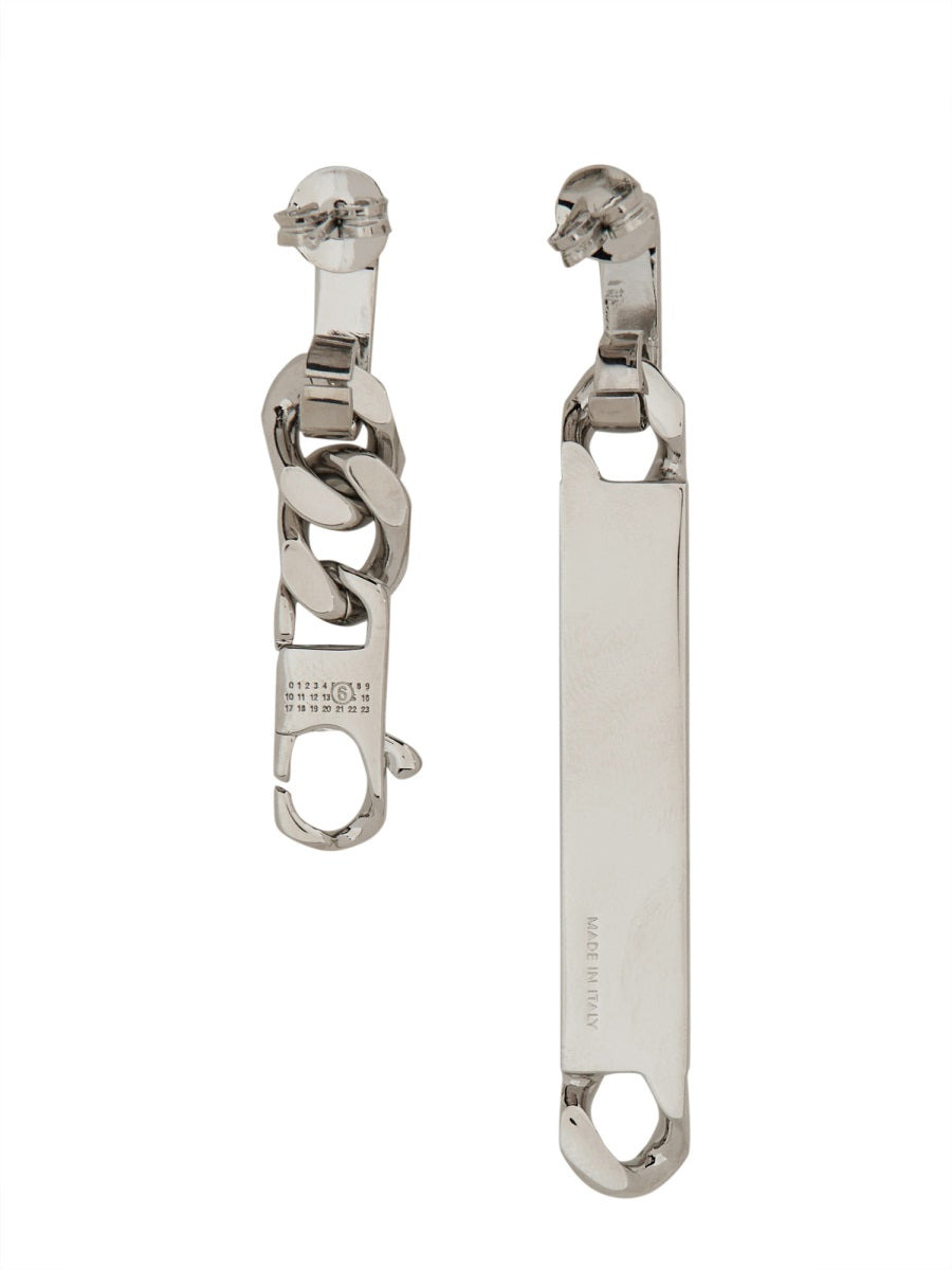 Mismatched Chain Earrings - 2