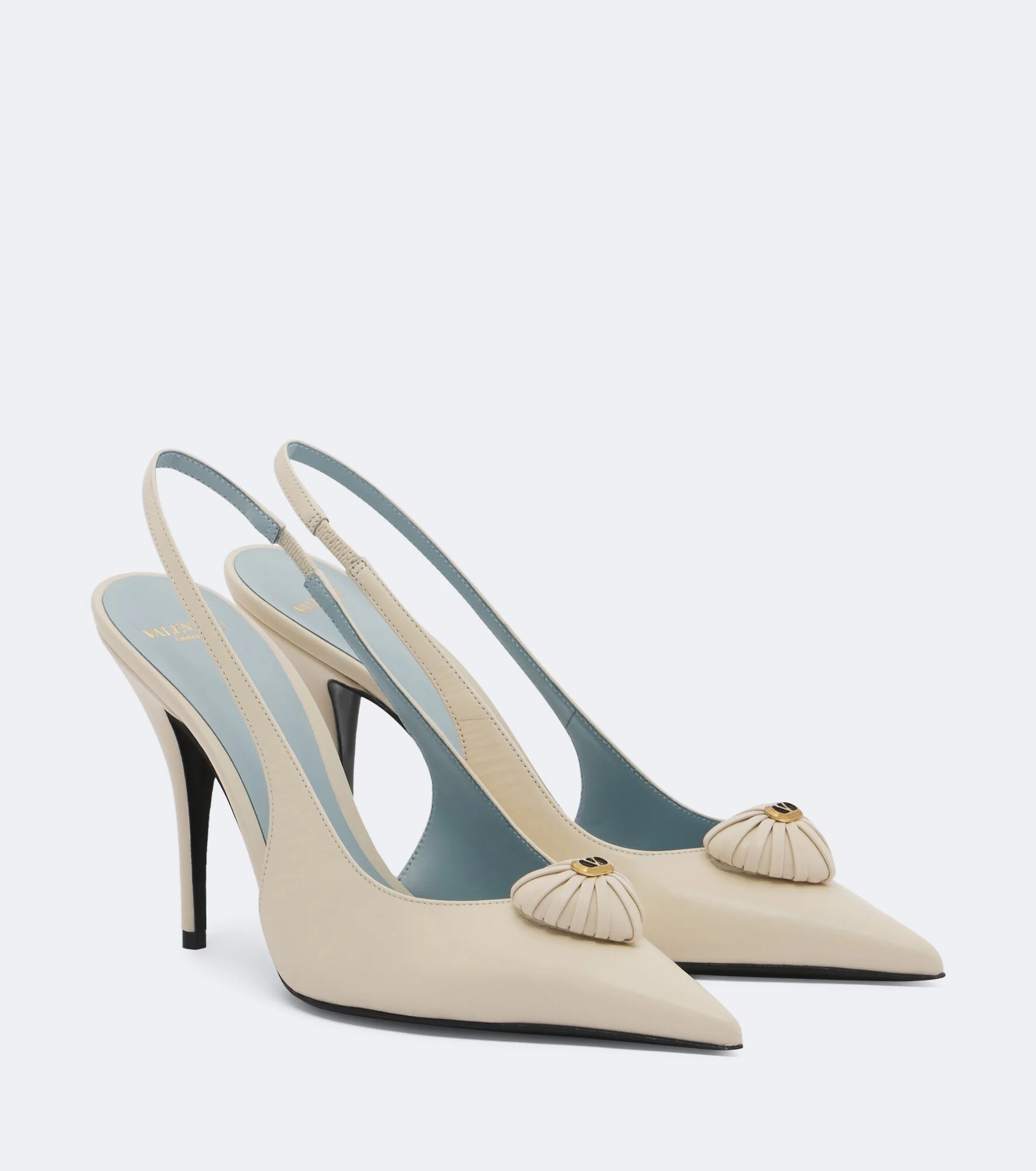 Cœur Royal leather slingback pumps - 1