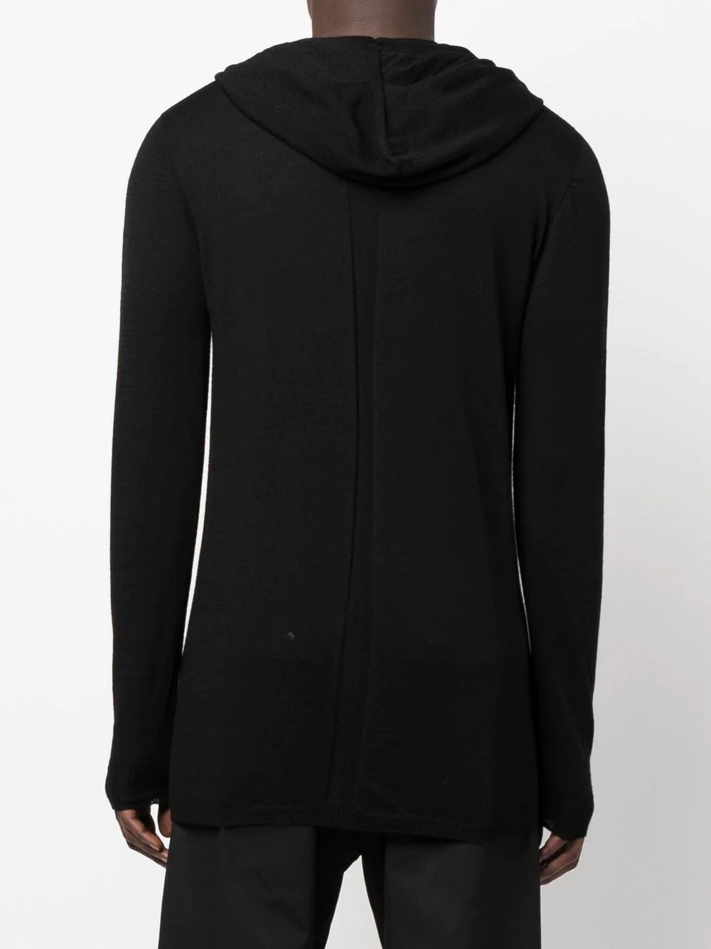 hooded wool sweatshirt - 4