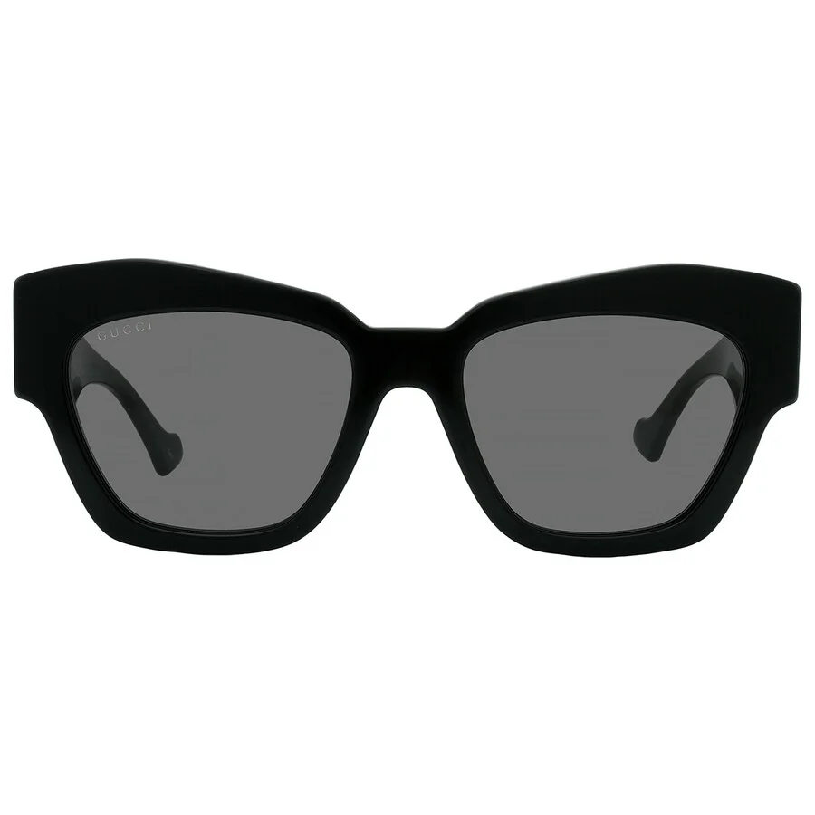 Open Box - Gucci Grey Cat Eye Ladies Sunglasses GG1422S 001 55 - 1