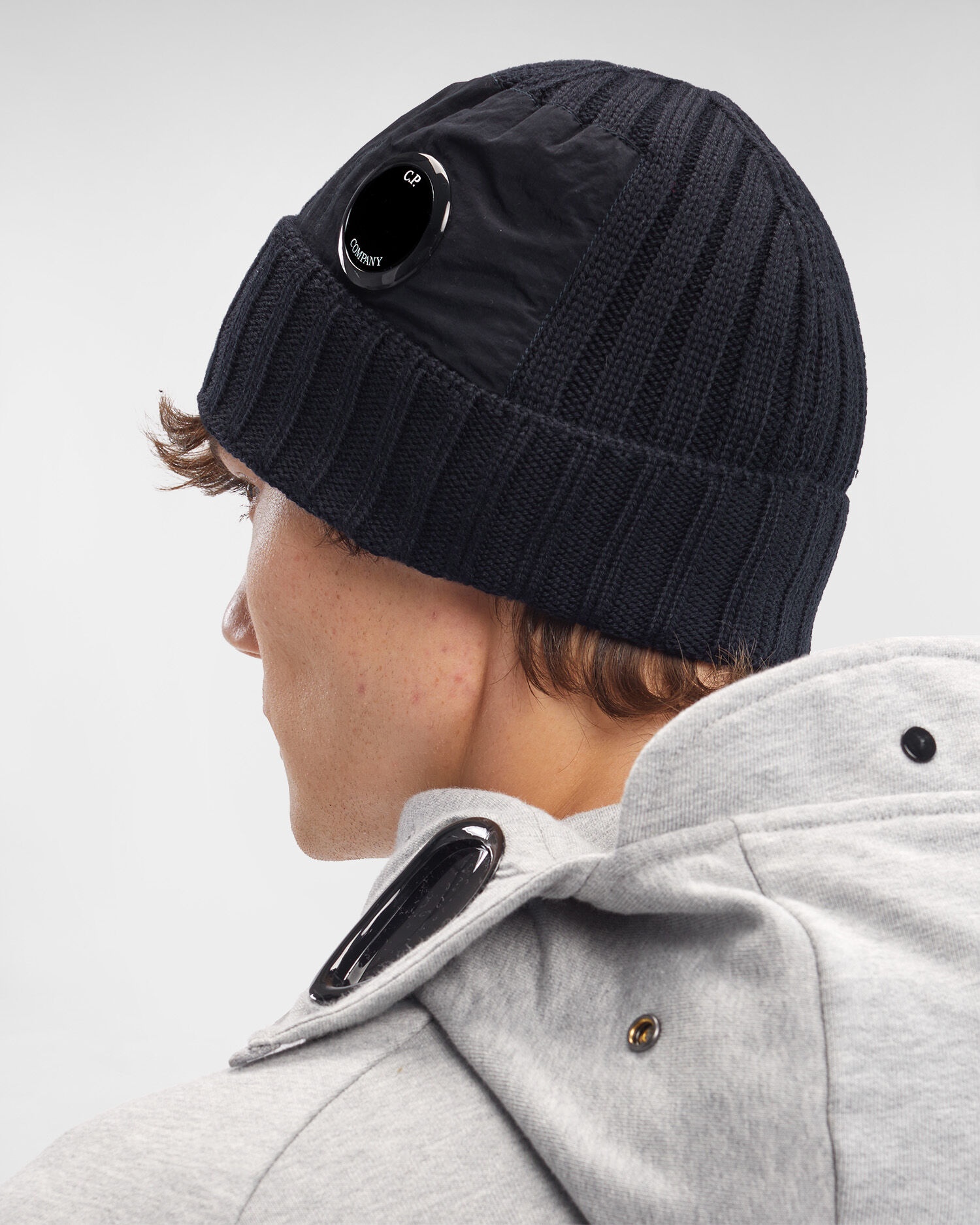 Extra Fine Merino Wool Lens Beanie - 3
