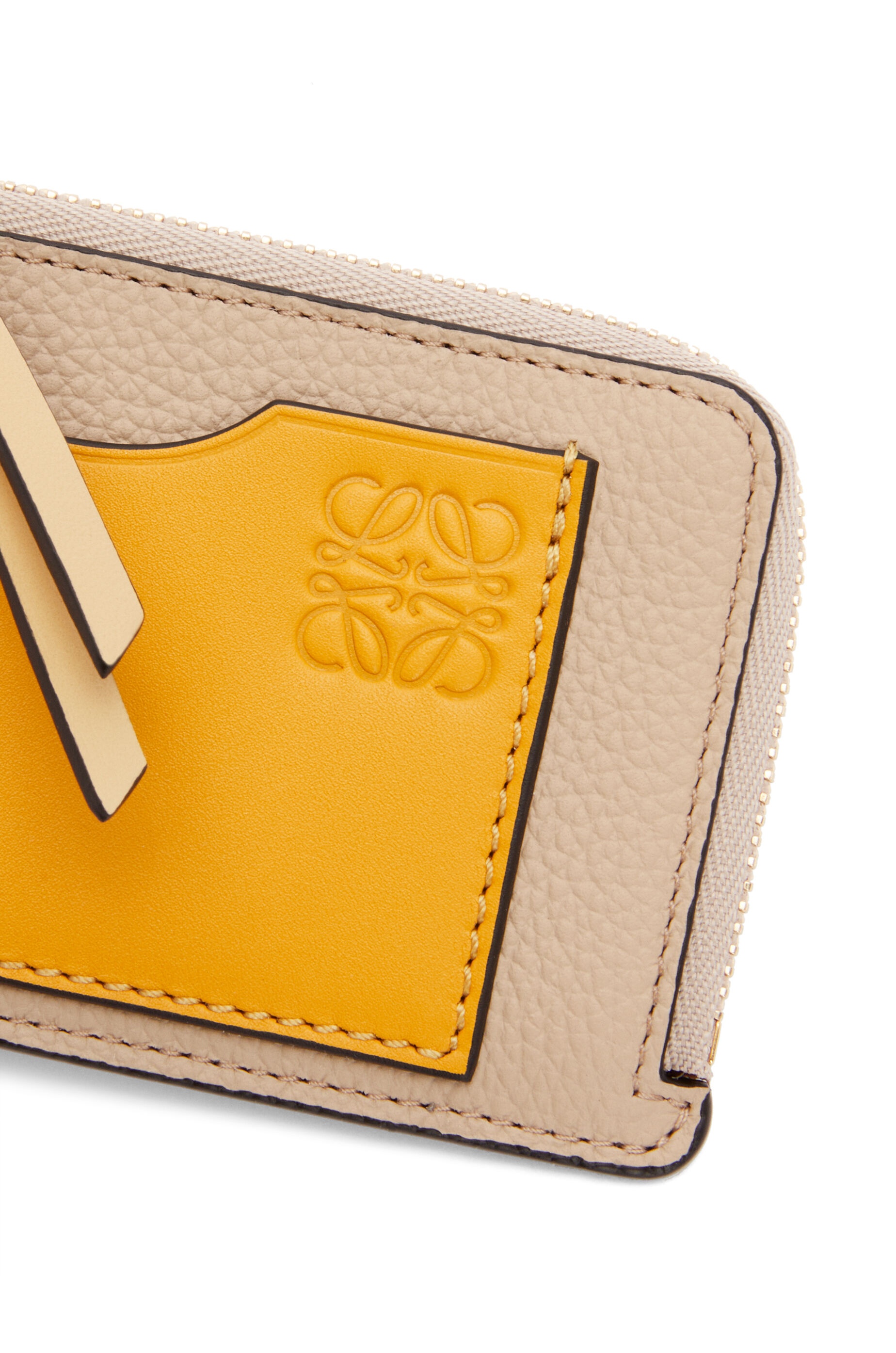 Coin cardholder in soft grained calfskin - 4