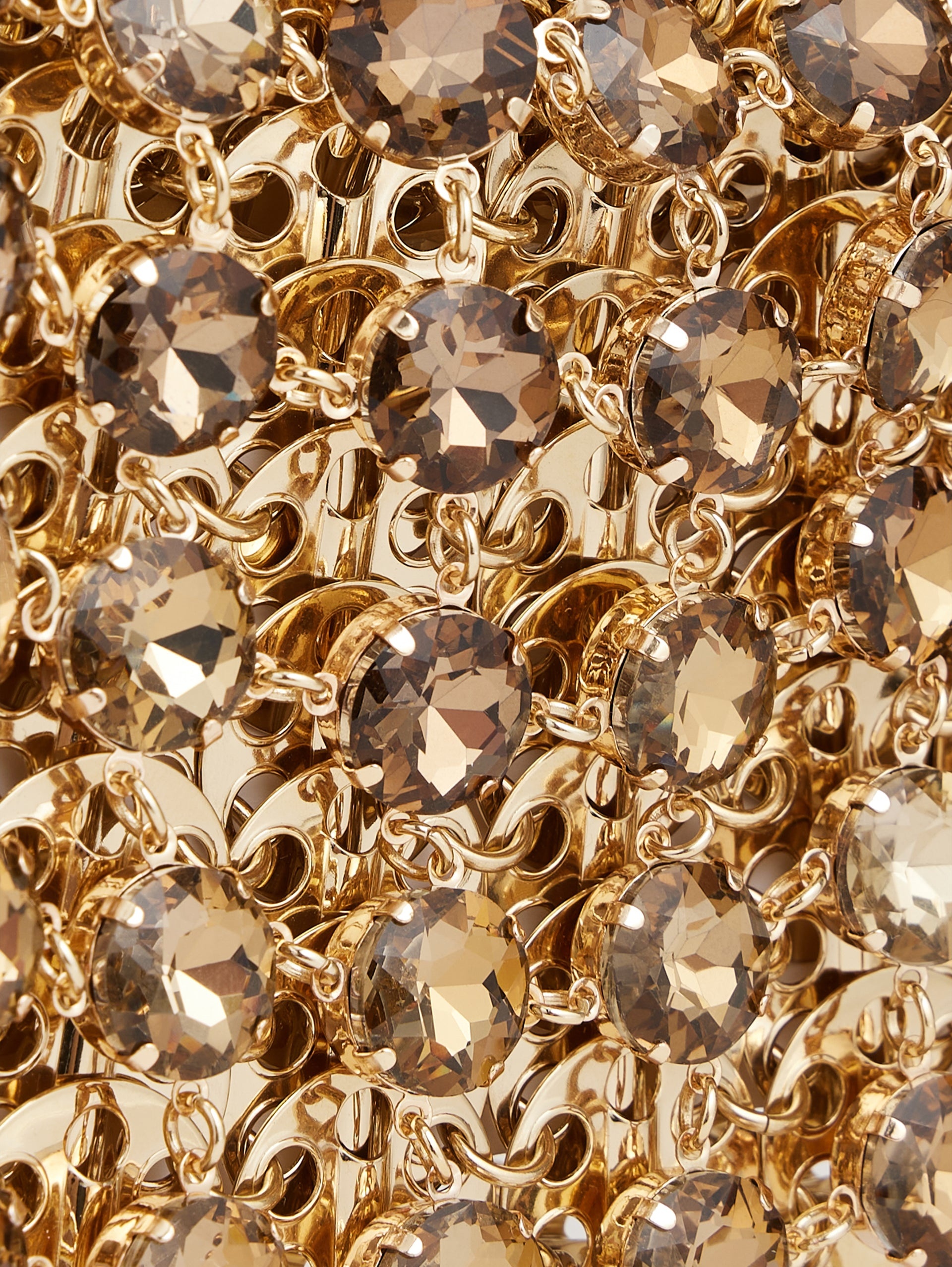 1969 GOLD NANO BAG STRASS - 6