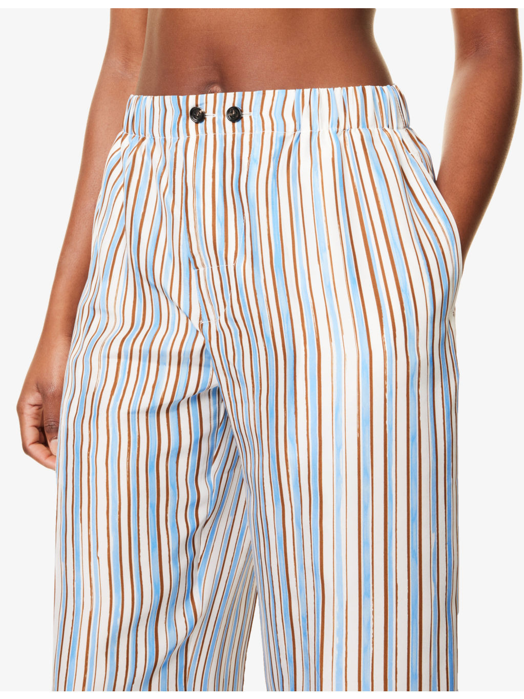Relaxed-Fit Multi-Stripe Silk Pyjama Set - 5
