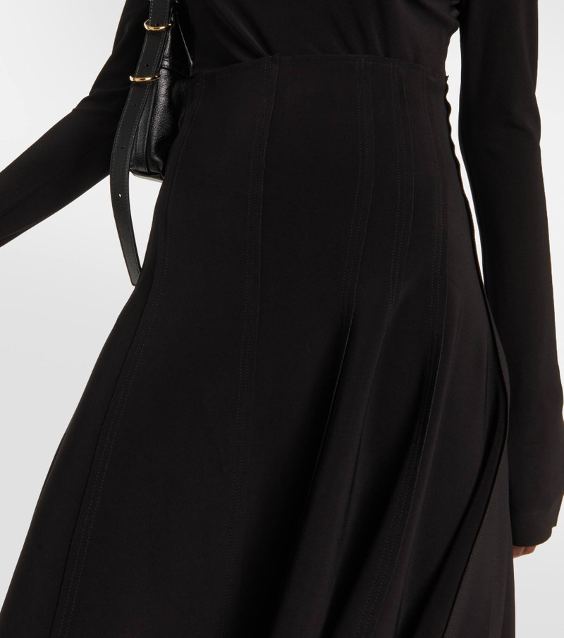 Grace high-rise jersey midi skirt 4
