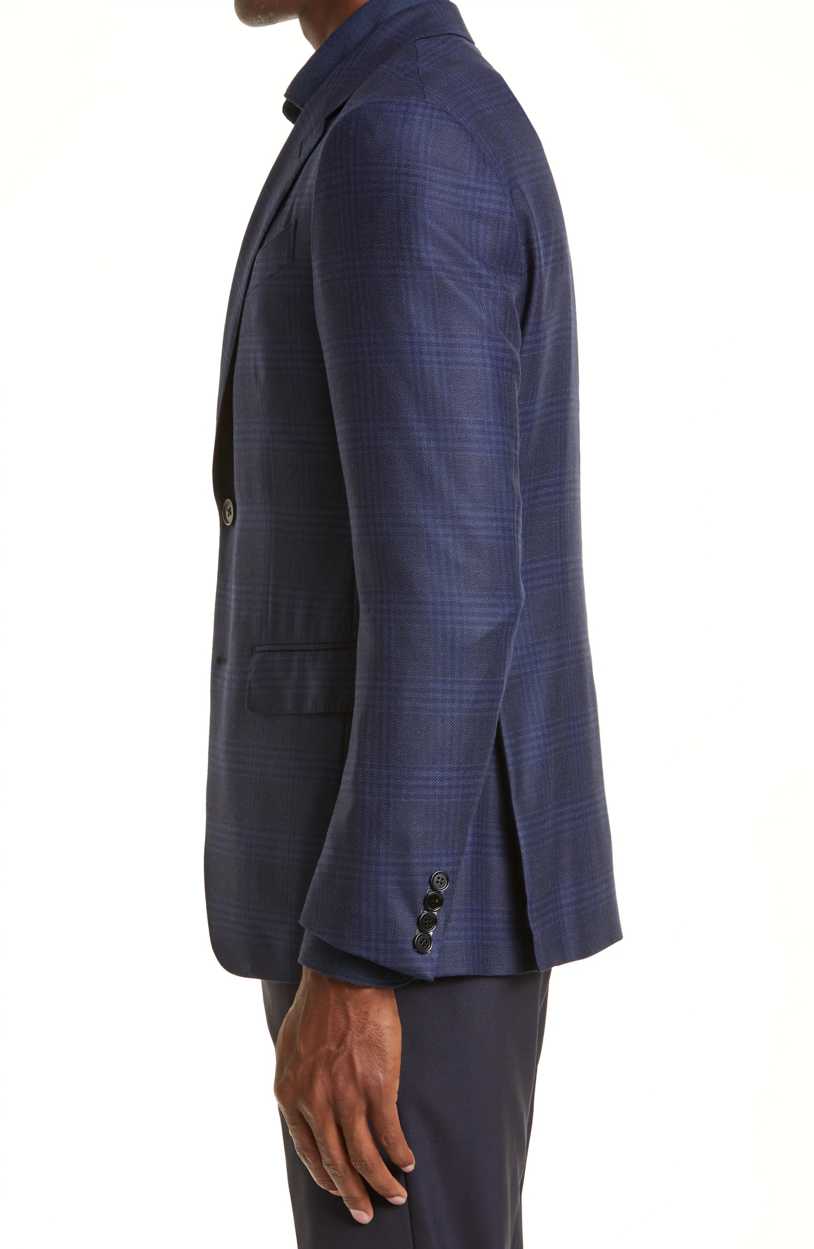 Prince of Wales Plaid Achillfarm Wool Blazer - 3