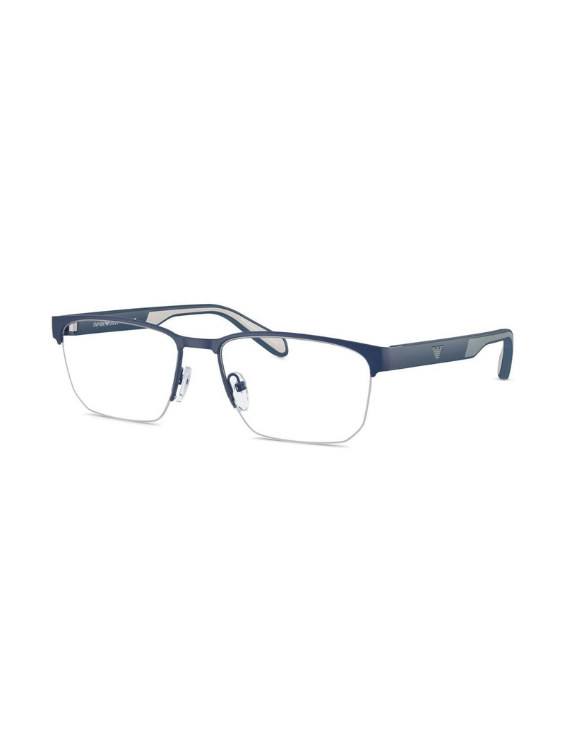 EMPORIO ARMANI logo-engraved glasses outlook
