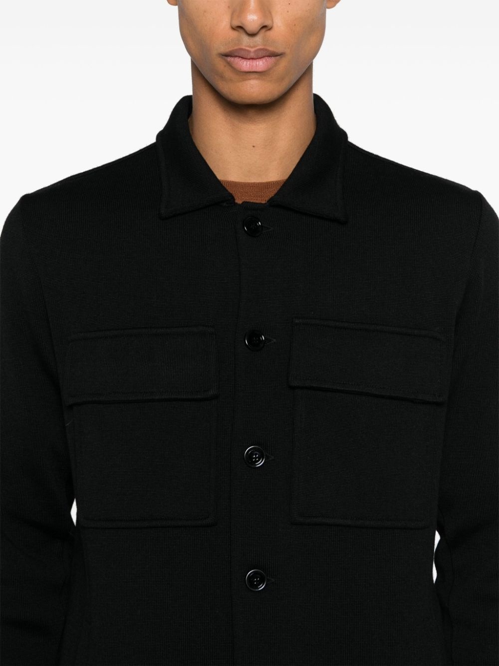 virgin wool cardigan - 5