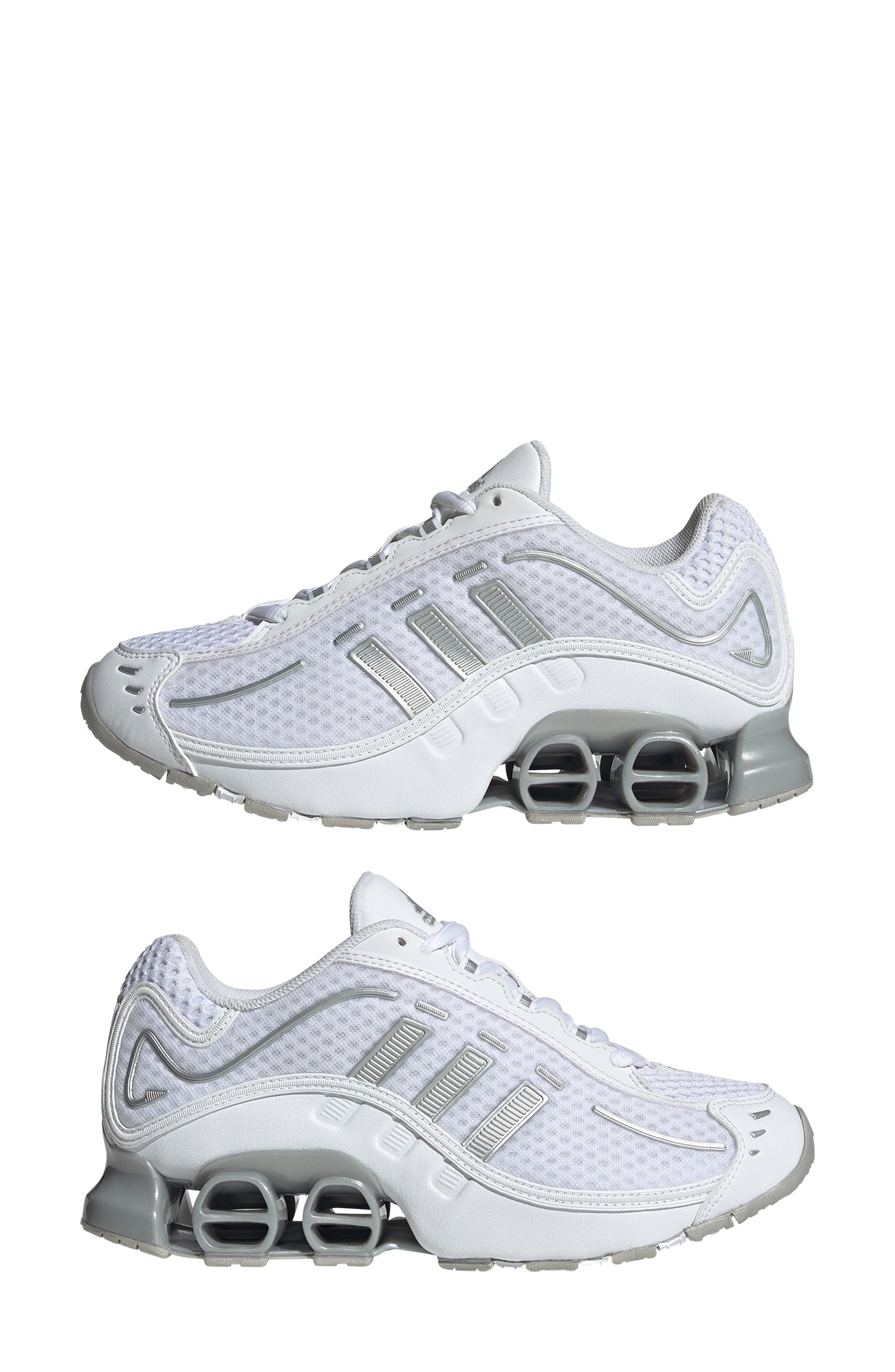 adidas Megaride 01 Sneaker in White/Silver Metallic/White at Nordstrom - 8