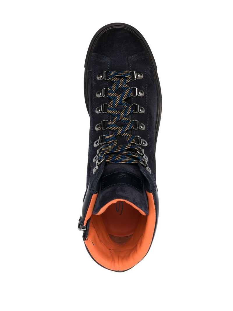 suede lace-up boots 4