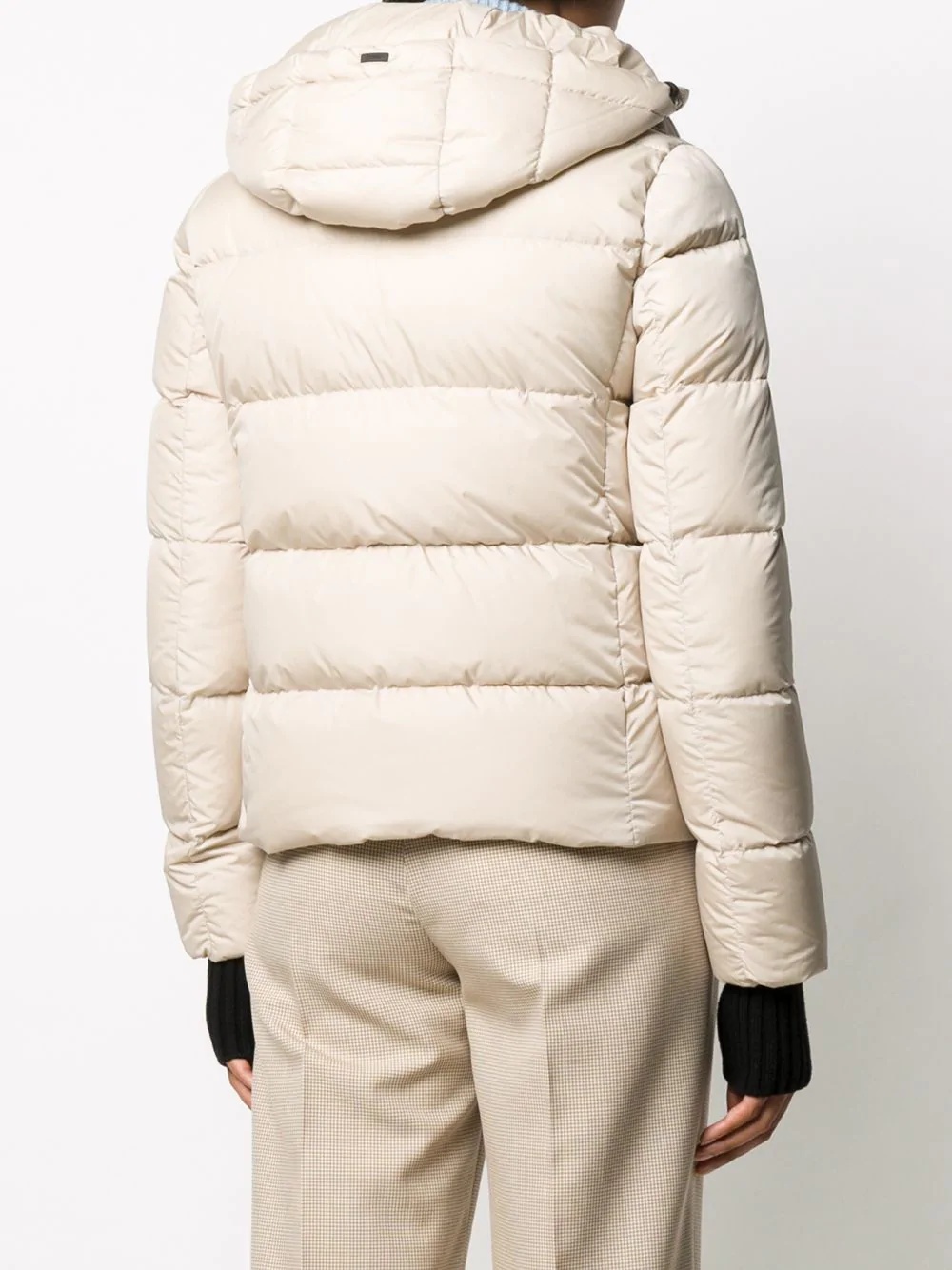 zip-up puffer jacket - 4