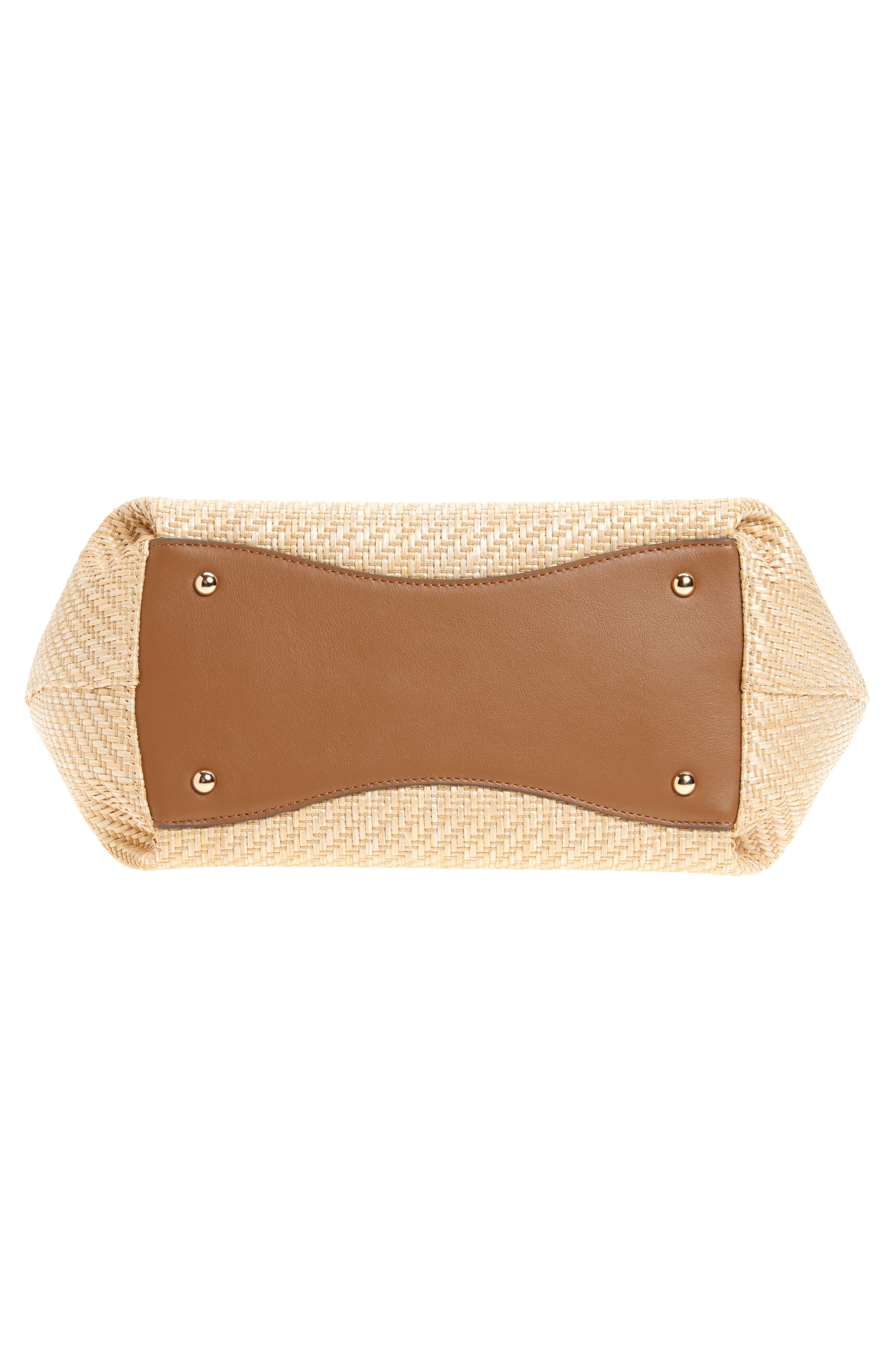 rag & bone Realm Straw Satchel in Natural at Nordstrom - 5
