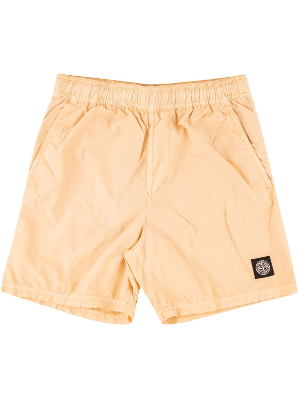 logo patch swimming shorts - 1