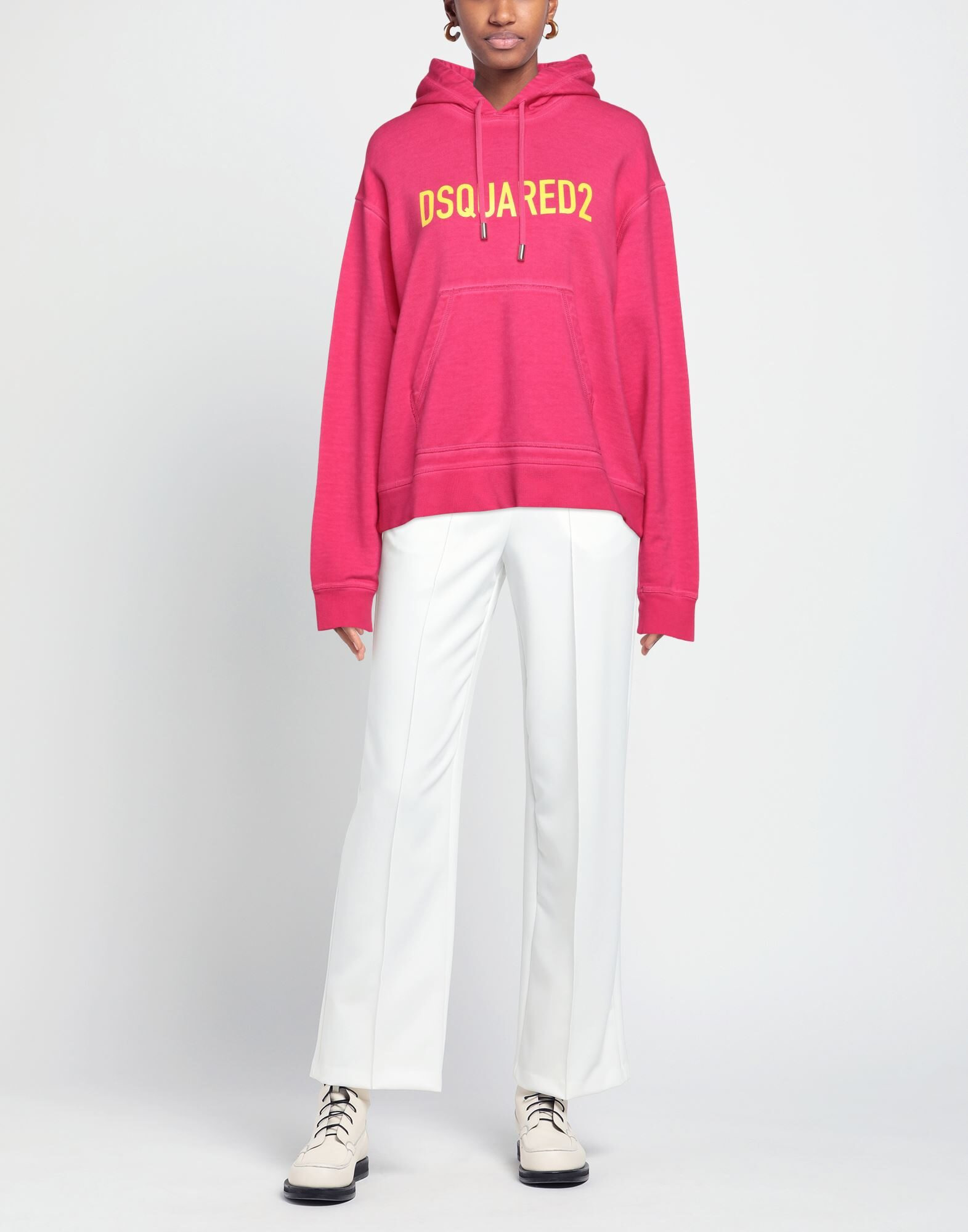 Orange Women's Hooded Sweatshirt - 2