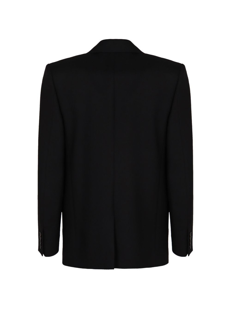SAINT LAURENT Cassandre double-breasted blazer outlook