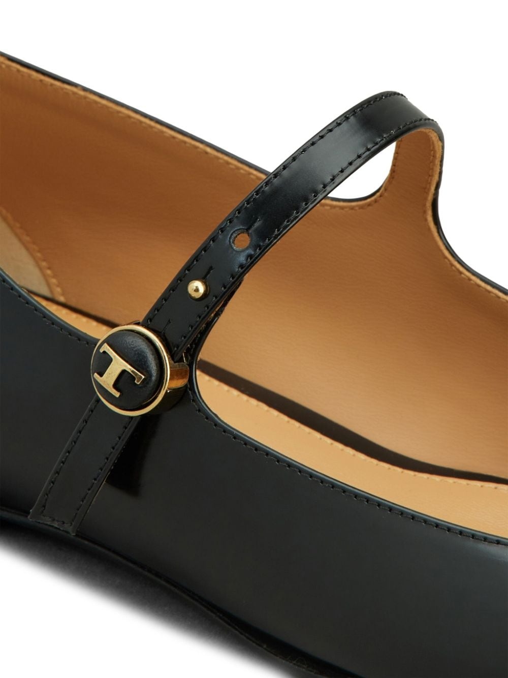 patent-leather ballerina shoes - 5