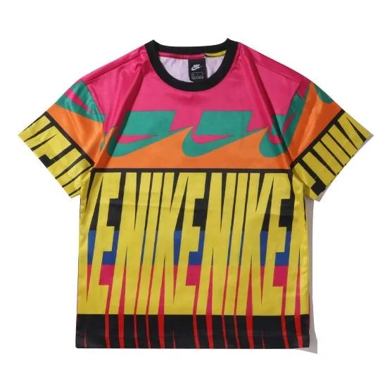 (WMNS) Nike Sportswear Logo Printing 'Multicolor' CJ3479-735 - 1
