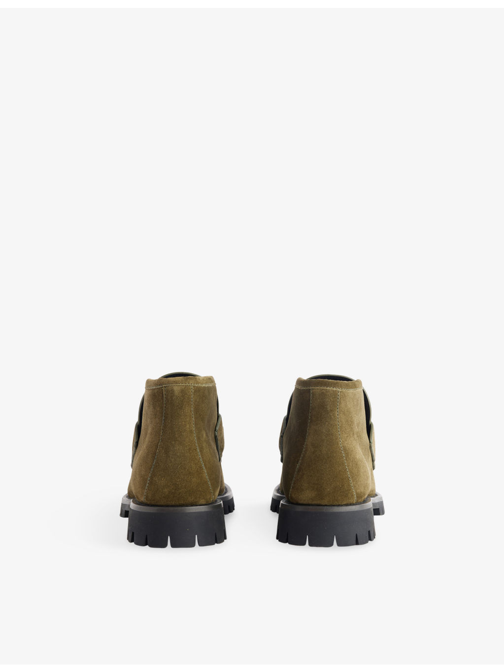 Horsebit Suede Boots - 4