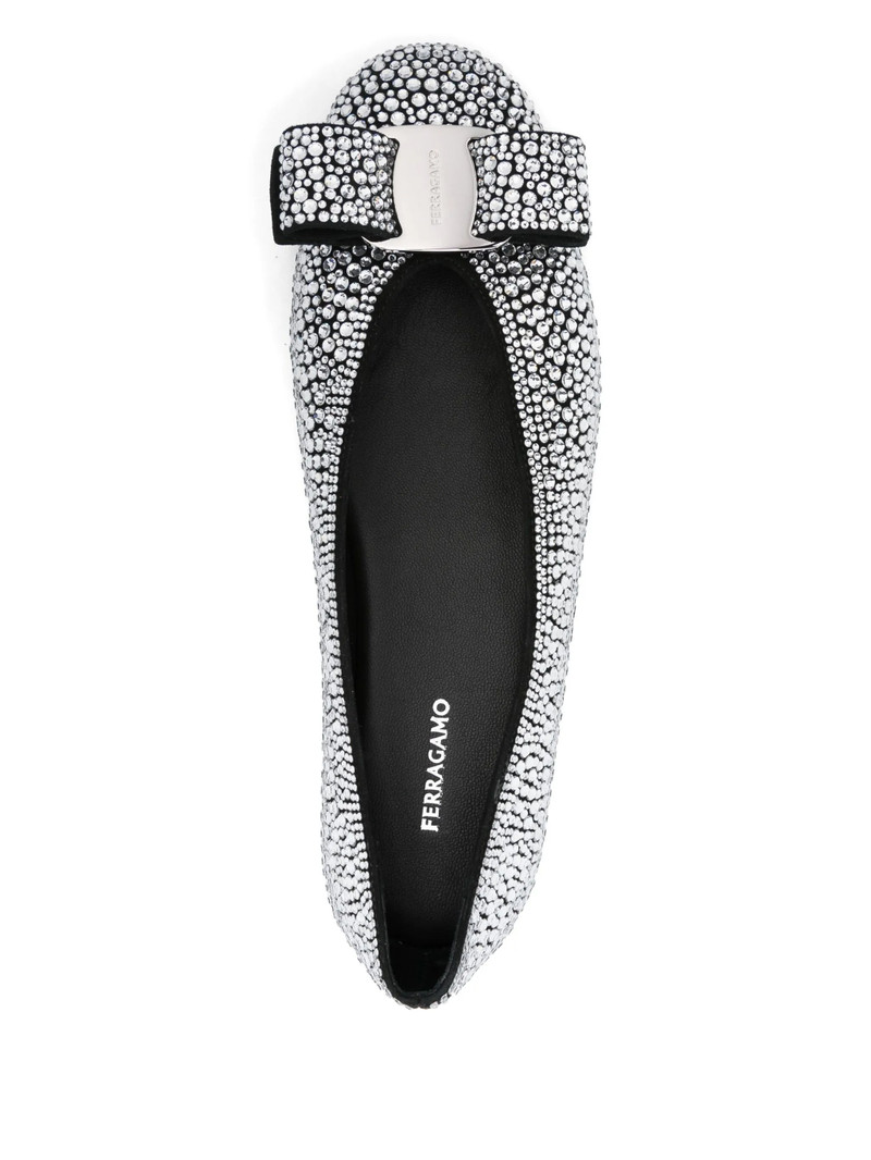 FERRAGAMO Ferragamo Crystal-embellished Ballet Flat outlook