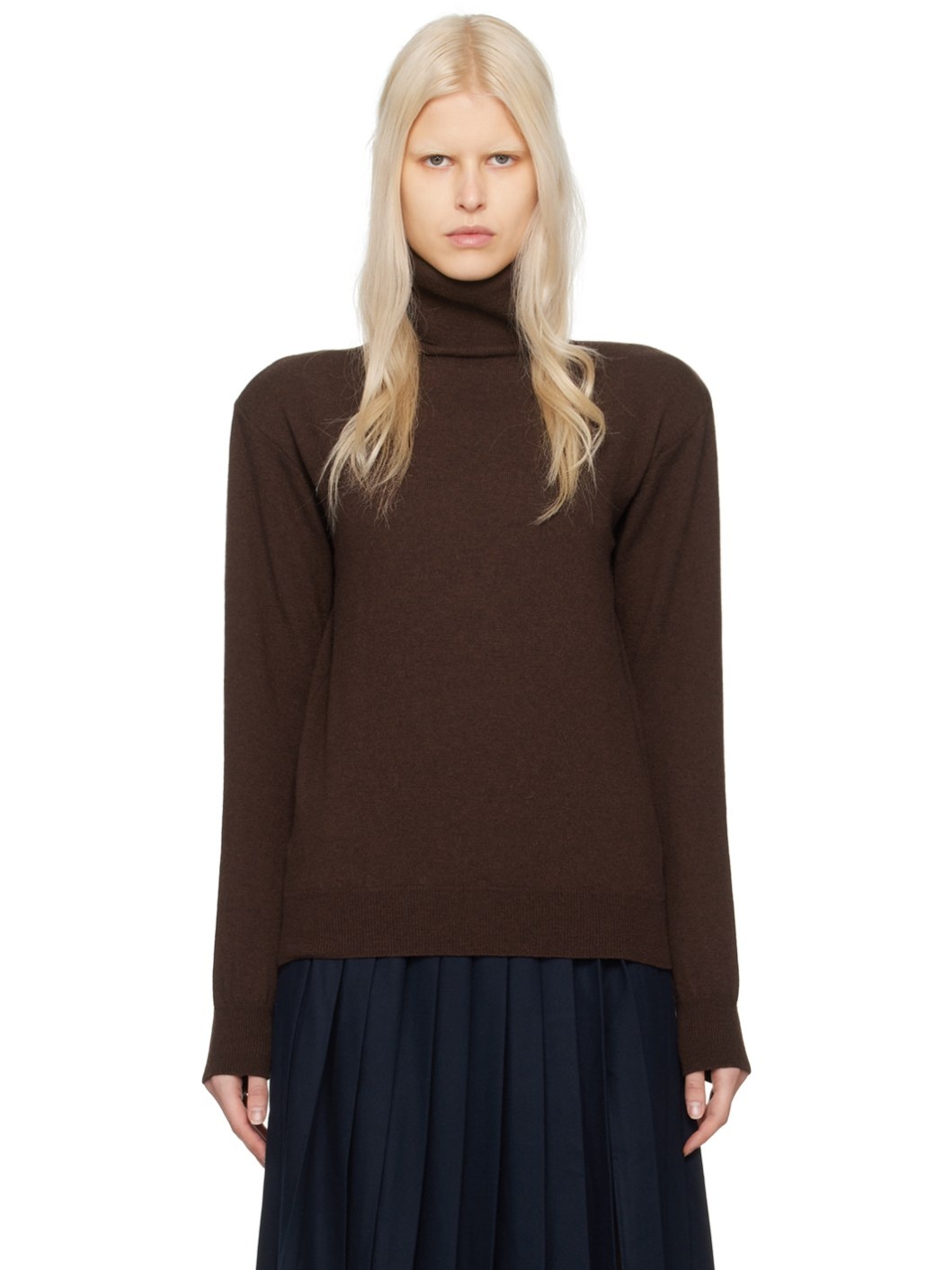 Brown Ines Turtleneck - 1