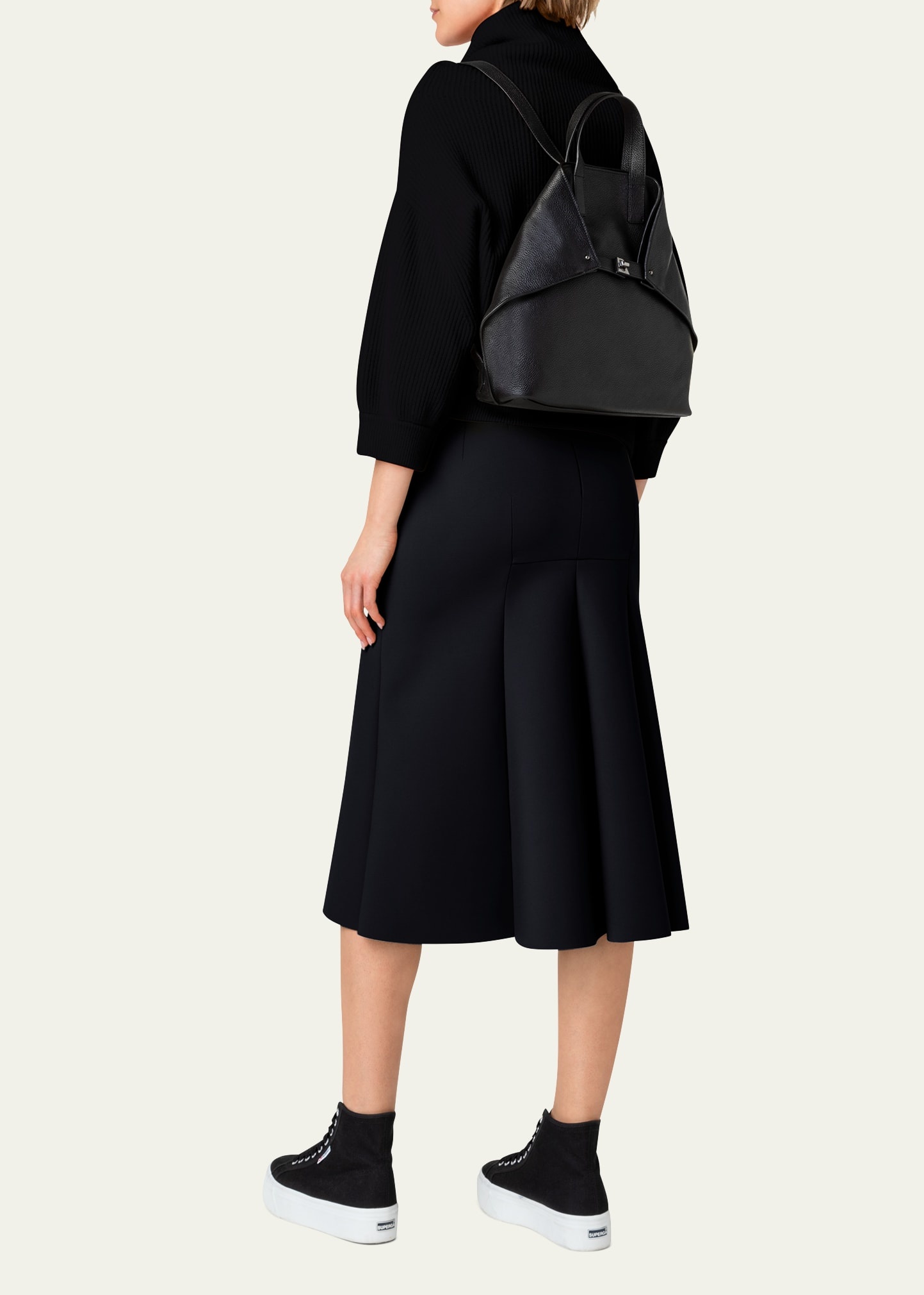 Ai Medium Leather Backpack - 5