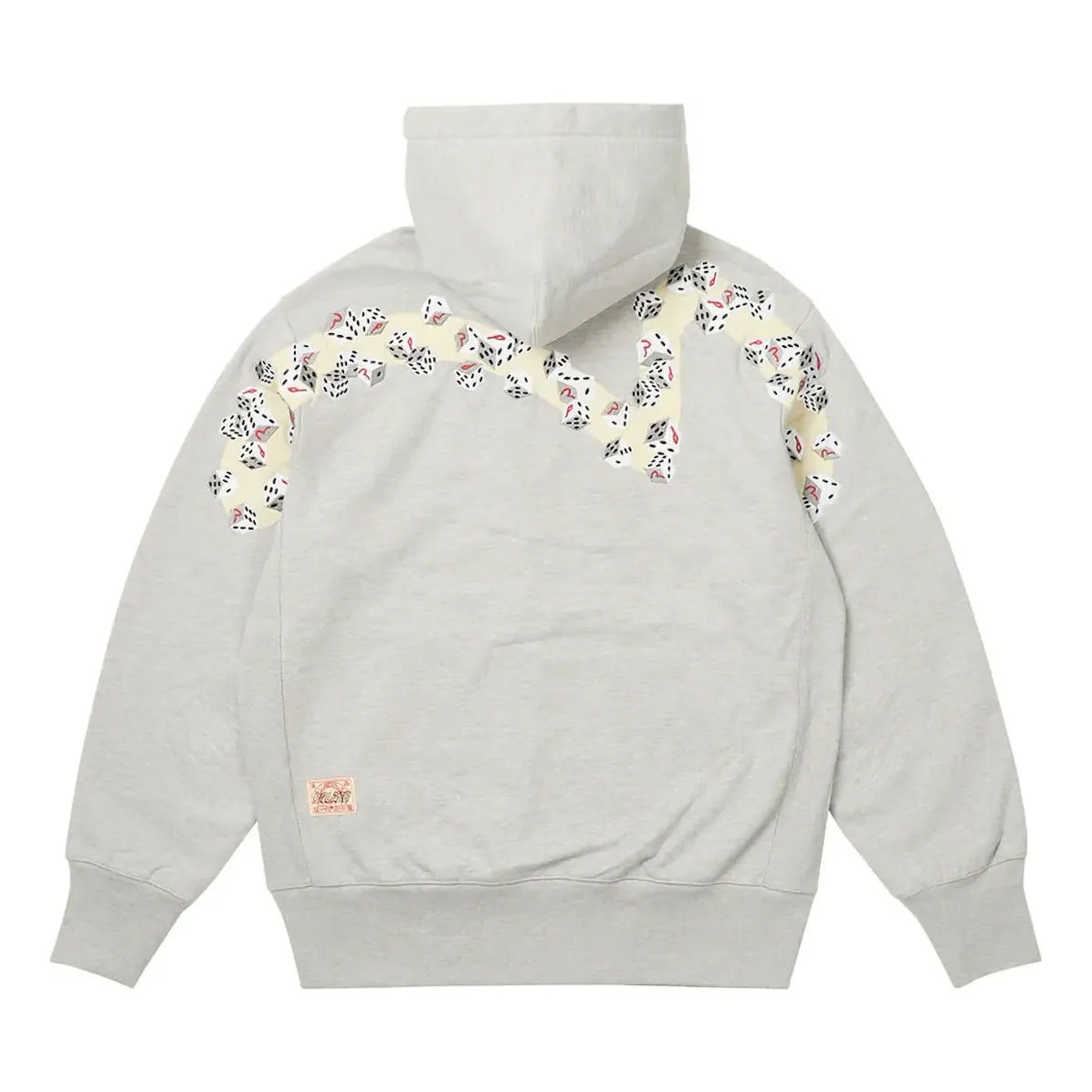 Palace x Evisu Zip Hoody Jacket 'Grey Marl' 2ESPAM4SW1150OSFLGRYH - 2