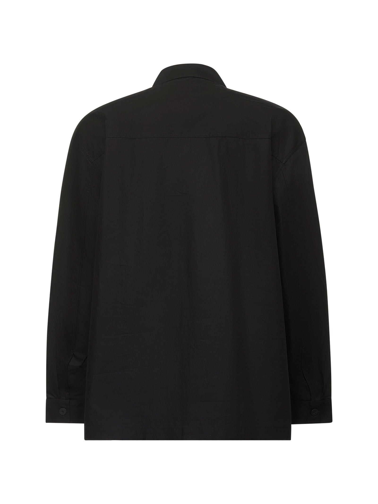 Black cotton and nylon Landi overshirt - 2