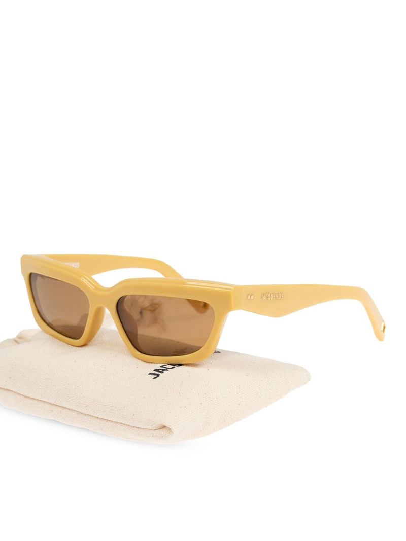 JACQUEMUS rectangular sunglasses outlook