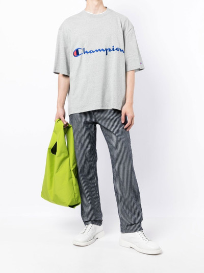 ANREALAGE boxy logo T-shirt outlook