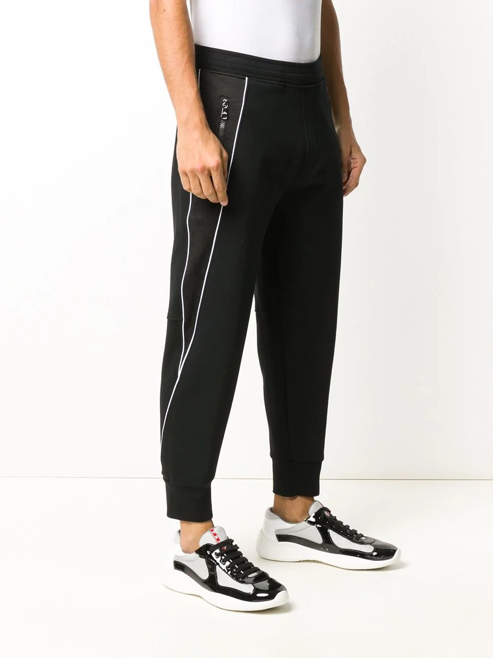 side-panel track pants - 3