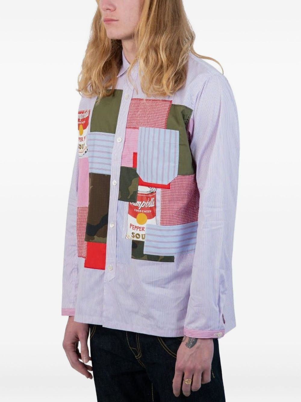 Andy Warhol patchwork shirt - 2