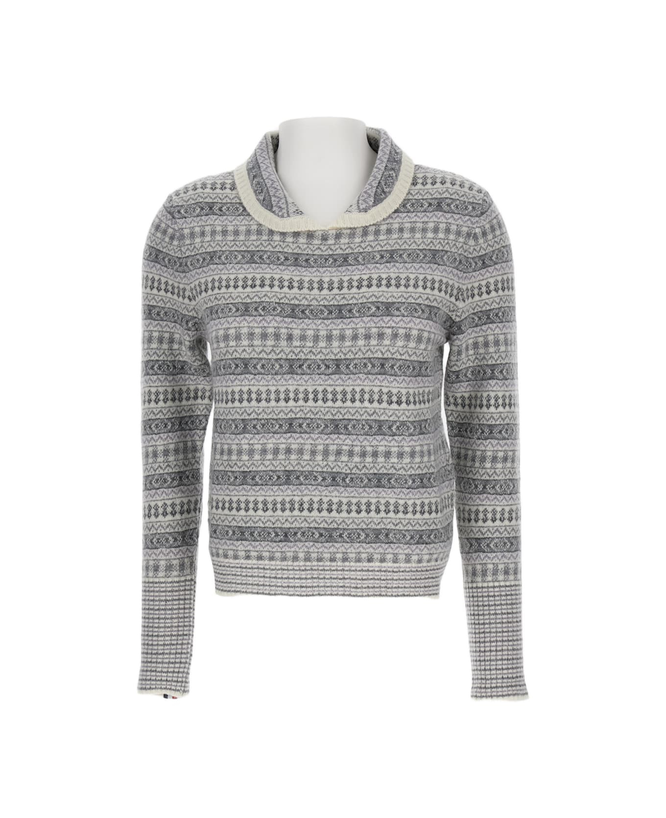 Jacquard Pullover - 1