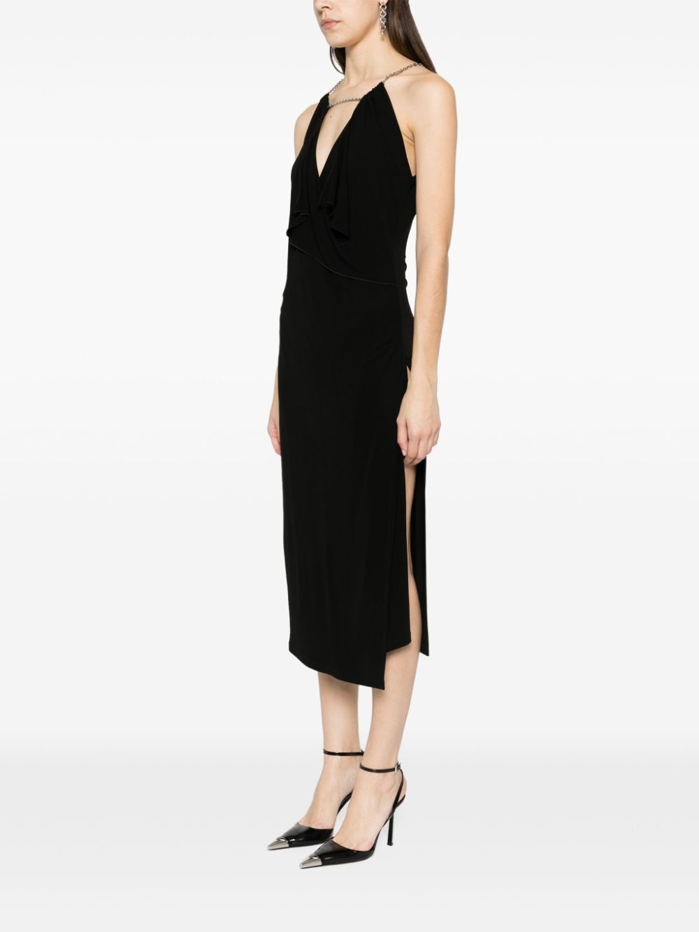 halterneck midi dress - 3