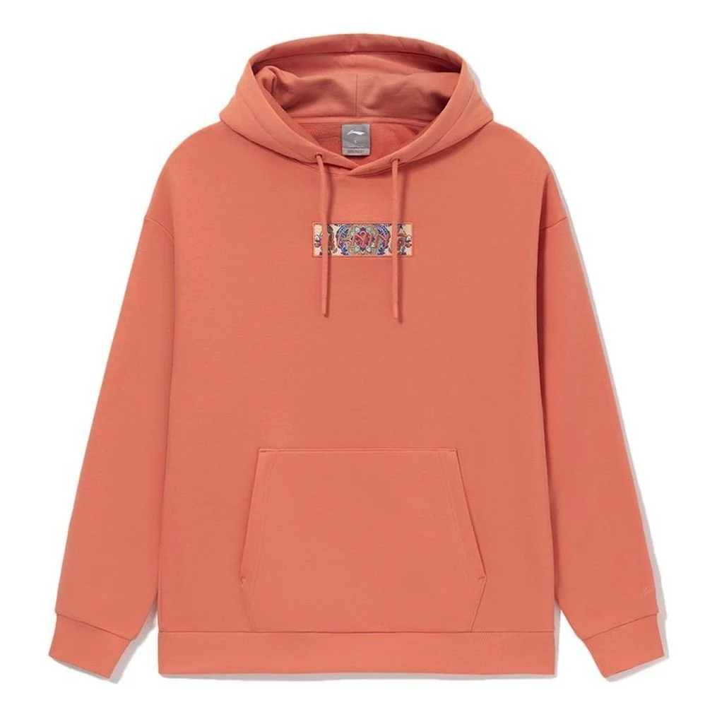 Li-Ning Embroidered Logo Hoodie 'Orange' AWDRD42-11 - 1