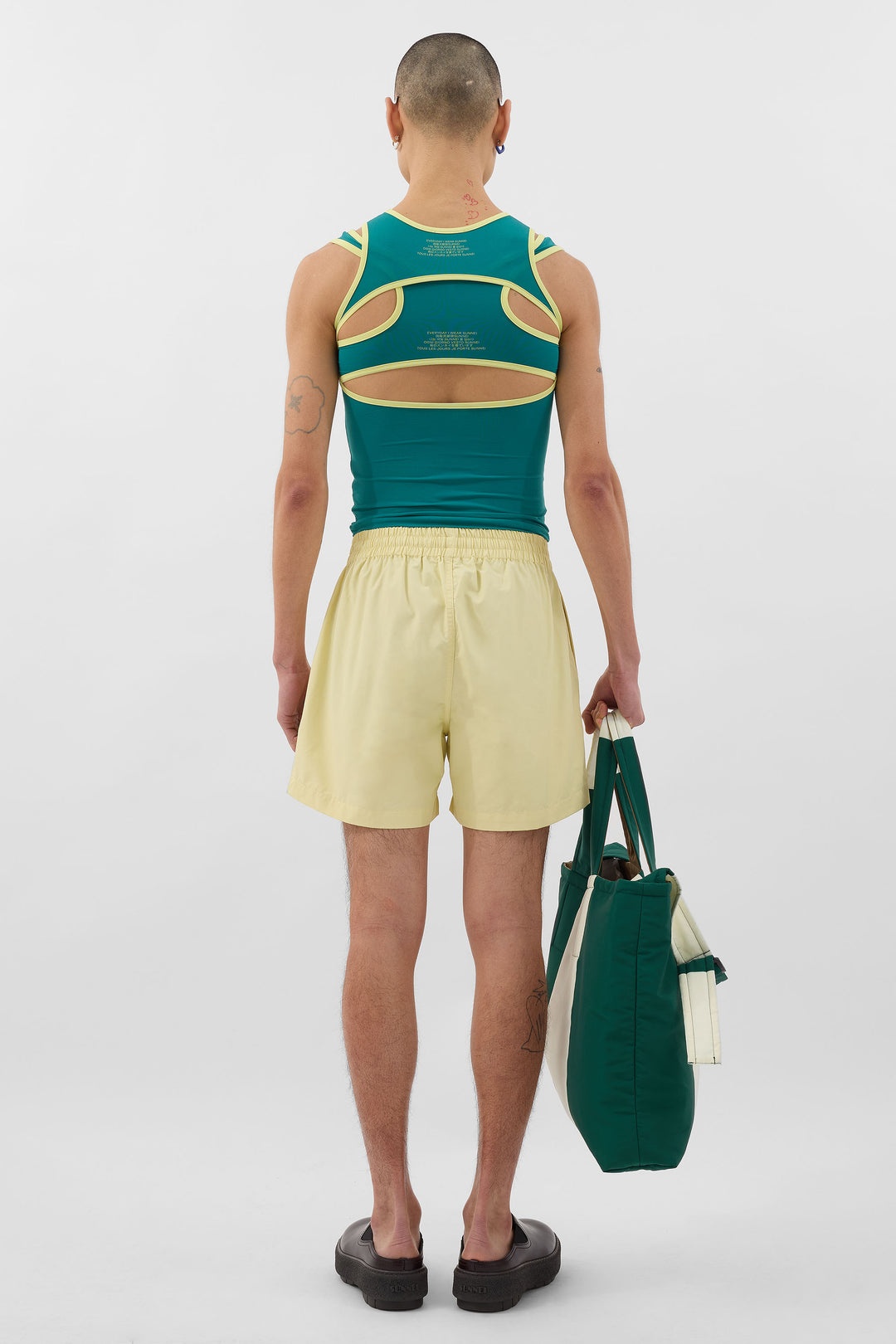 SUPER STRETCH COMBINED TOP / jade green - 6