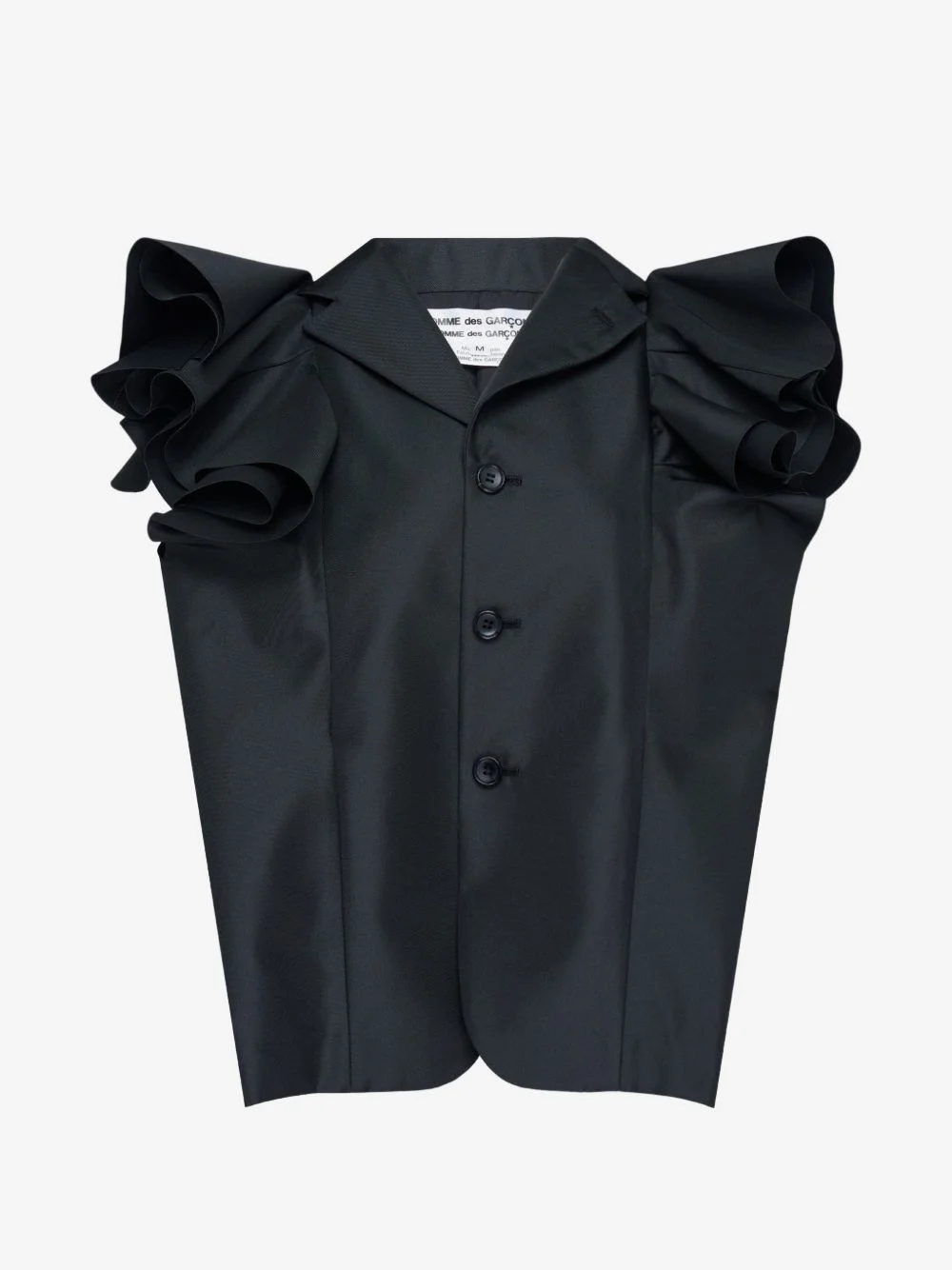 ruffled sleeveless top - 1