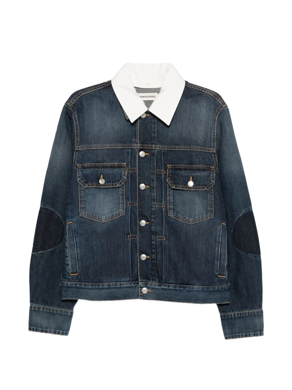Laguna detachable-collar denim jacket - 1
