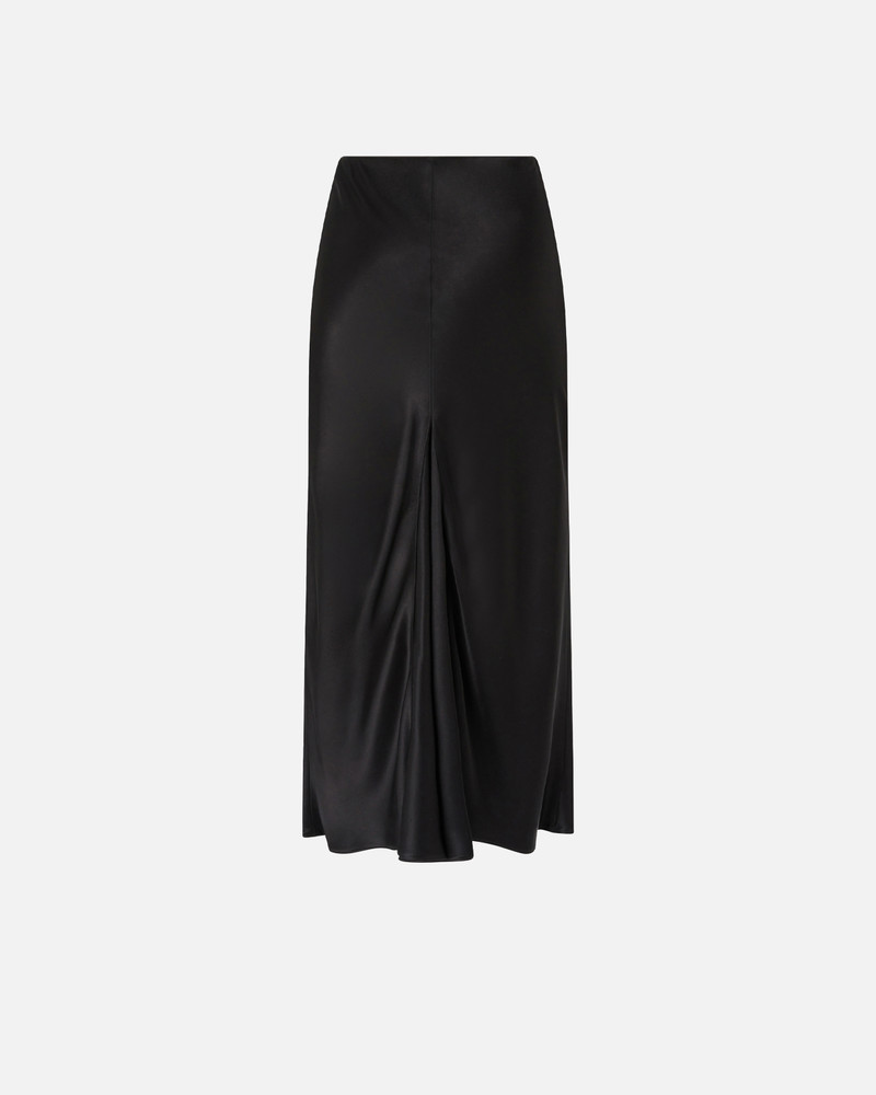 LONG SATIN SKIRT 6