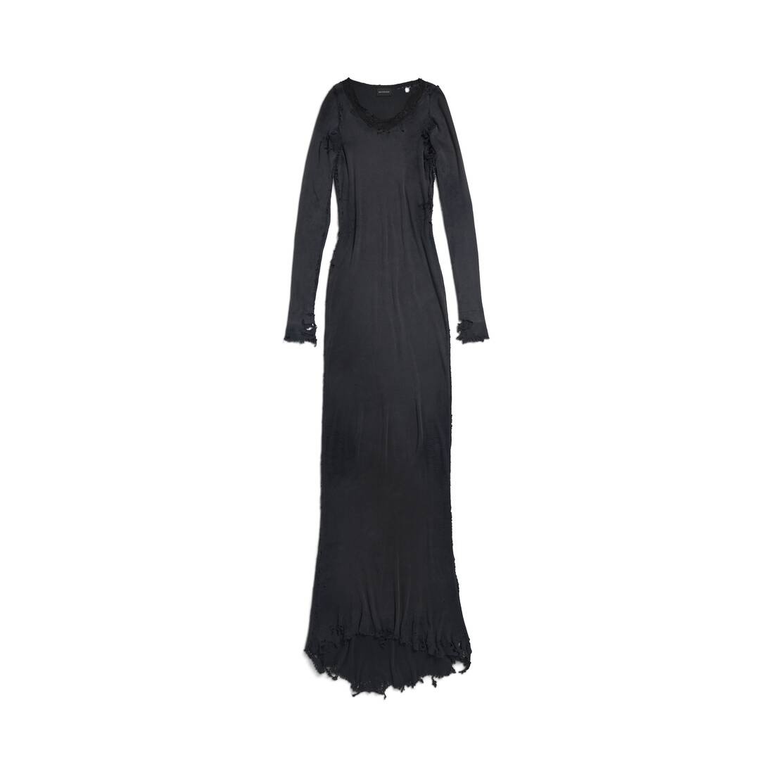 Women's Lingerie Maxi Dress in Black - 1