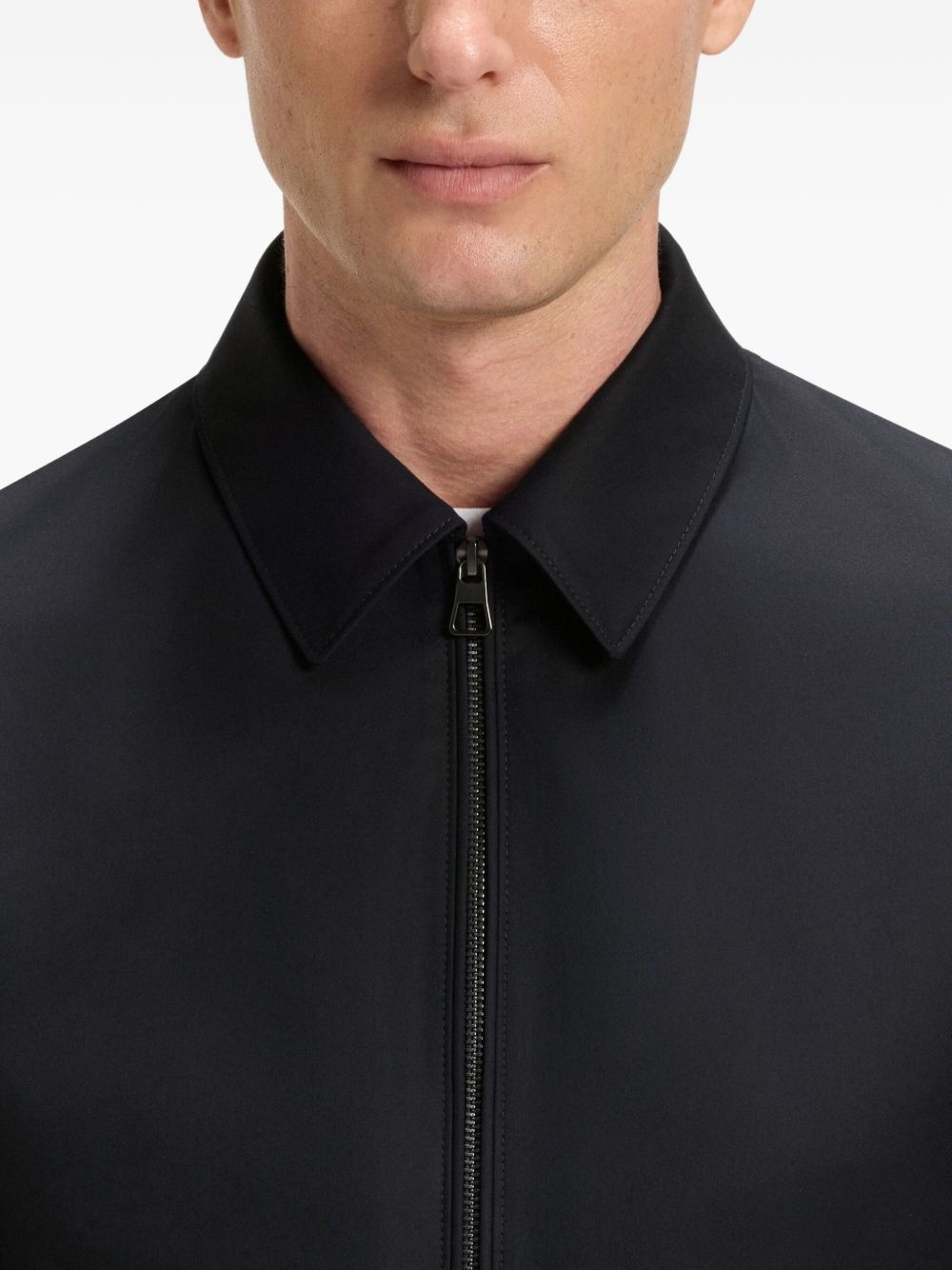 x David Beckham classic-collar zip jacket - 5