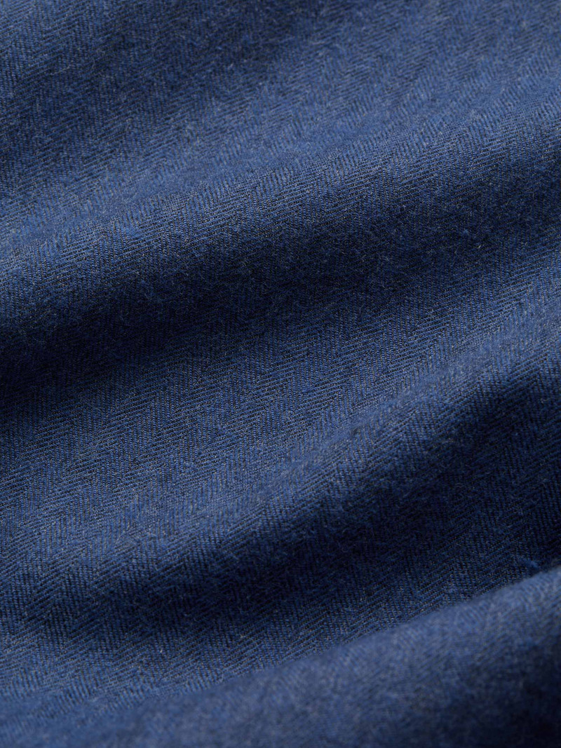 Women's Pajamas Balmoral 3 Brushed Cotton Navy 8