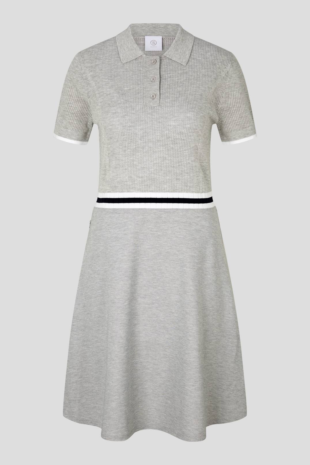 KASJA PERFORMANCE DRESS IN LIGHT GRAY - 1