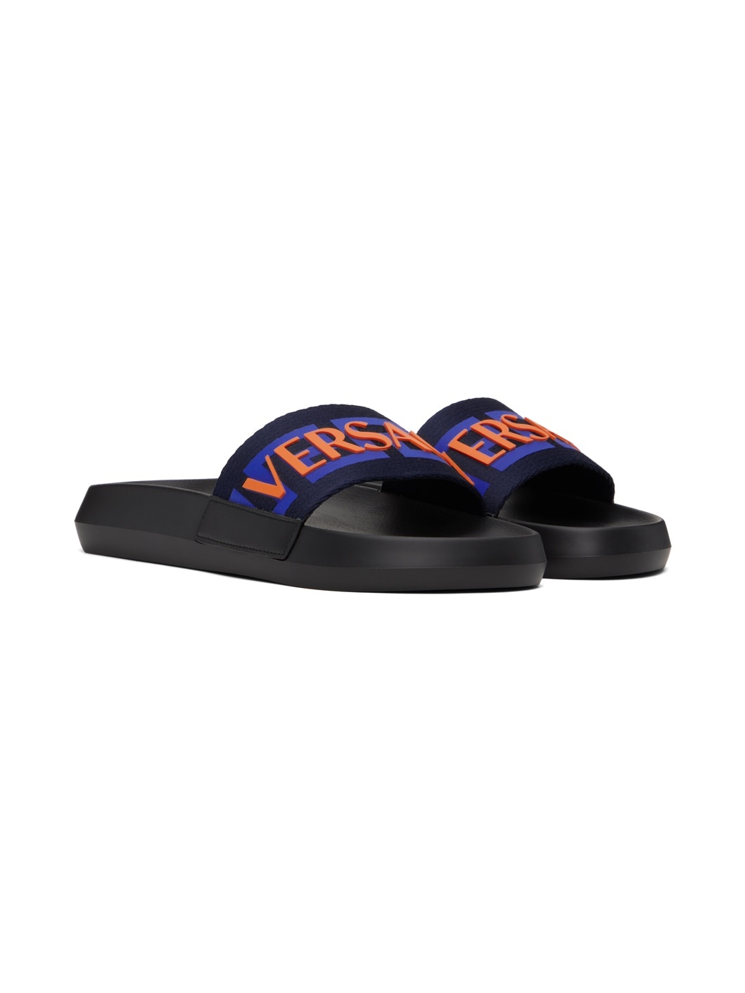 Navy Webbing Slides - 4